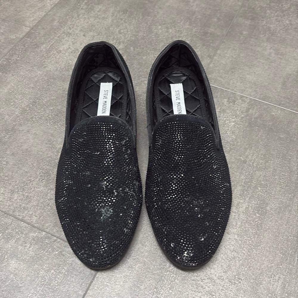 Steve Madden Crystal Dress Loafers